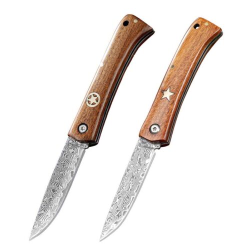 Damascus steel folding knife | Model BKS 047