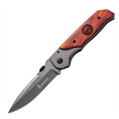 Wood-handled Folding Knife | Model BKS 002