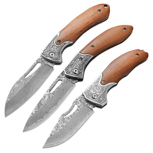 Damascus folding knife | Model BKS 045