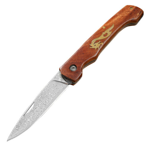 Damascus folding knife | Model BKS 052