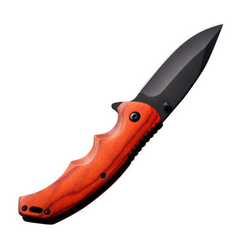 Solid wood handle mini folding knife | Model BKS 013